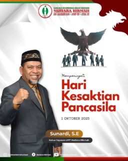 Di Hari Kesaktian Pancasila 1 Oktober 2025 ini, kita renungkan kembali makna terdalam dari setiap sila. Sebagai umat Muslim, kita mengimani bahwa keadilan sosial, persatuan, musyawarah, dan ketuhanan yang Maha Esa adalah nilai-nilai universal yang selaras dengan ajaran Islam. Mari terus kita jaga dan amalkan Pancasila demi Indonesia yang Baldatun Thayyibatun wa Rabbun Ghafur.
#HariKesaktianPancasila2025 #PancasilaBagiMuslim #IndonesiaBerkah #IslamDanPancasila #JagaPersatuan #muhikschool